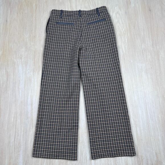 Lysse Livia Boston Glen Plaid High Waisted Preppy Cropped Pull On Pants Medium - Picture 13 of 16
